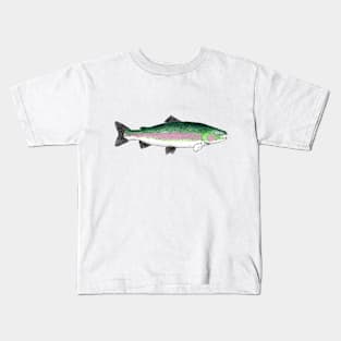 Rainbow Trout Kids T-Shirt